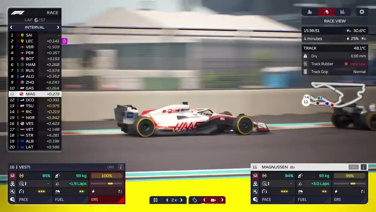 F1 Manager 2022 Season Mode Team Haas Race 5