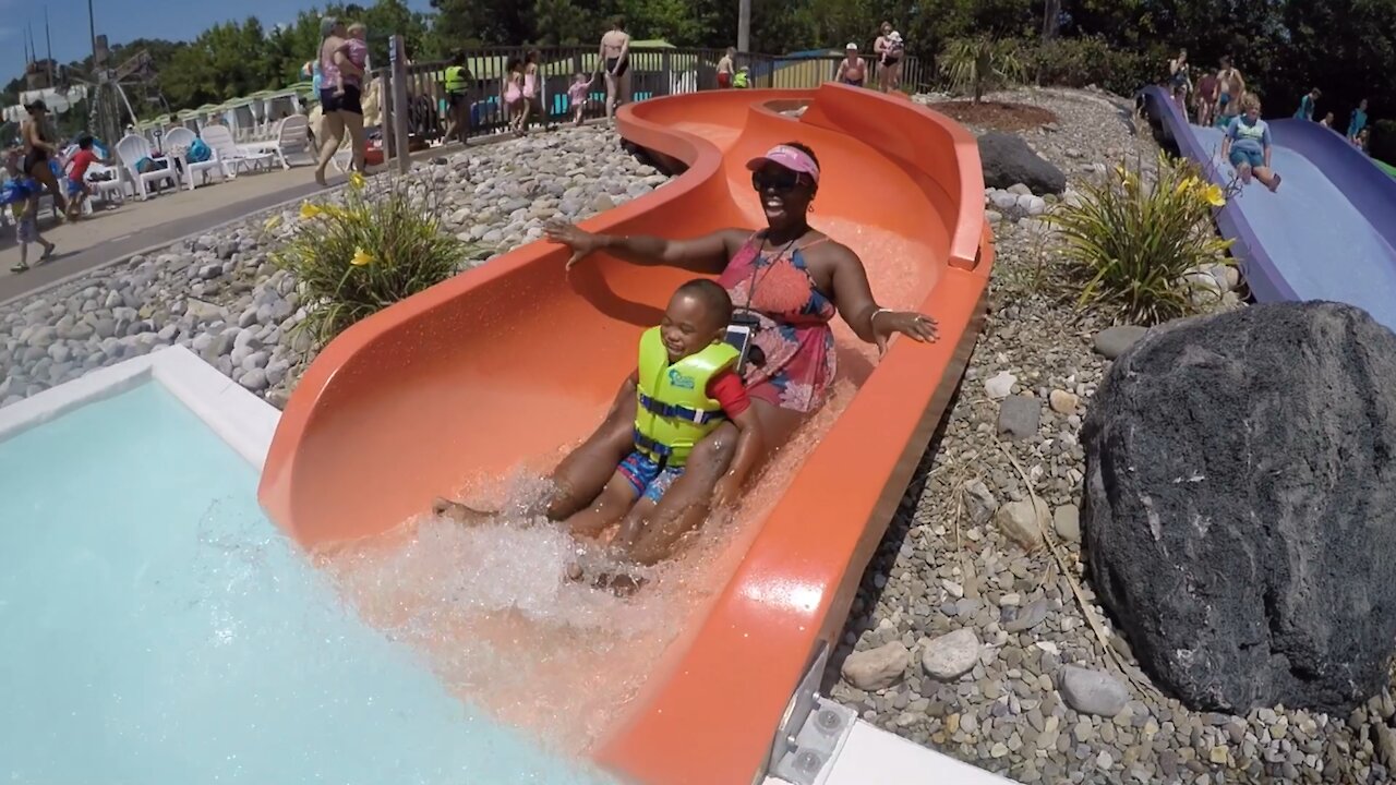 Blasian Babies Family Ocean Breeze Water Park!