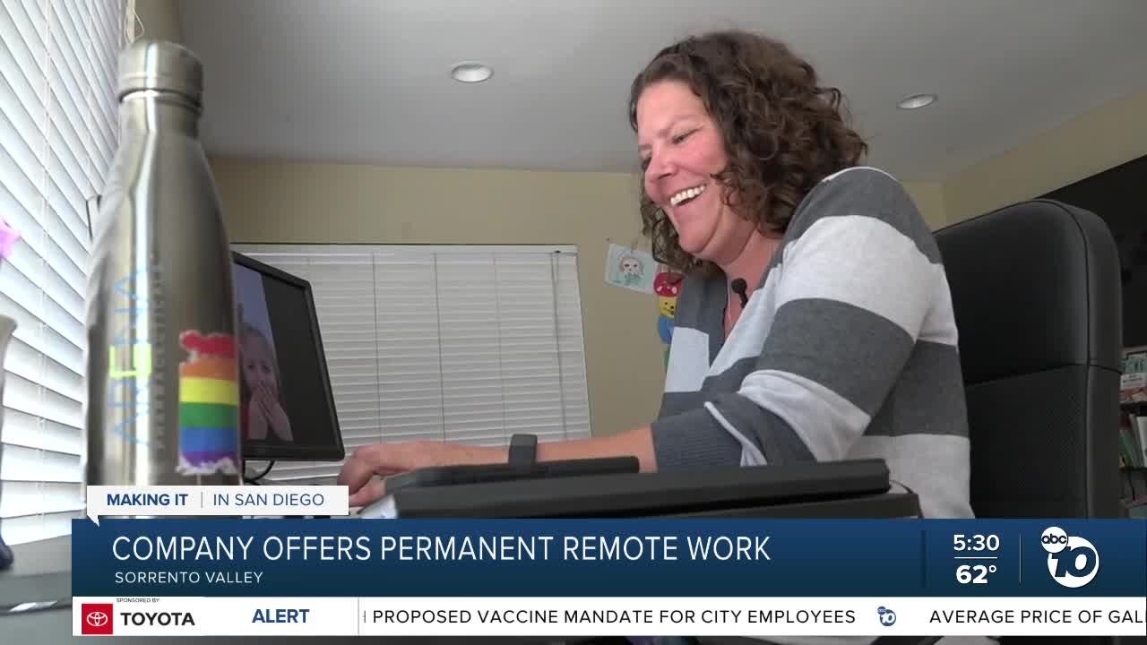 San Diego company allows permanent remote work