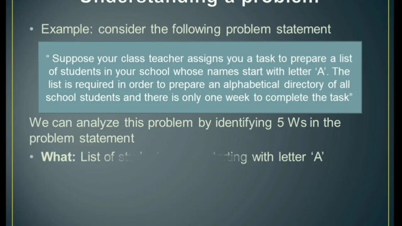 Computer 9th Lecture2 Understanding a problem and planning a solution