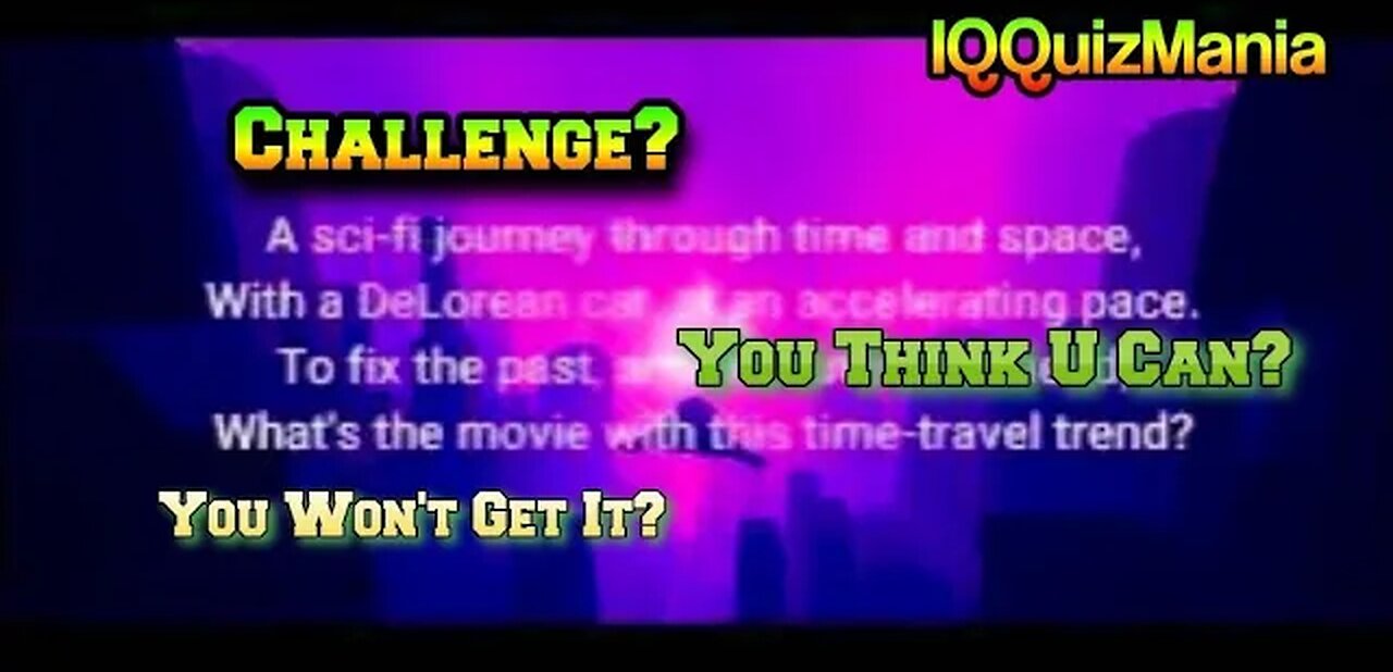 Movie Riddles Challenge: Part 2 Guess the Film from the Clues! | IQQuizMania