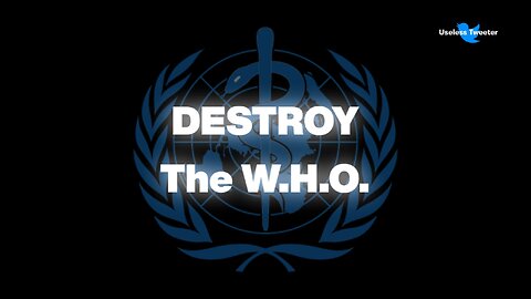 DESTROY THE WHO !! - Dr David E. Martin (EU Parliament Sept-23)