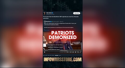 'Russian Agents' Are Patriots - Alex Jones on X