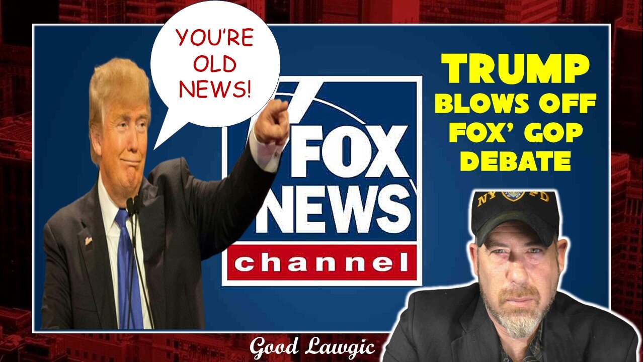 The Following Program: Trump Nixes FOX debate; Everything we hear about Ukraine Is "A LIE!"