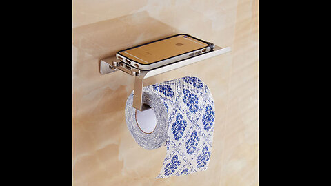 Aluminum Alloy Toilet Paper Holder Bathroom