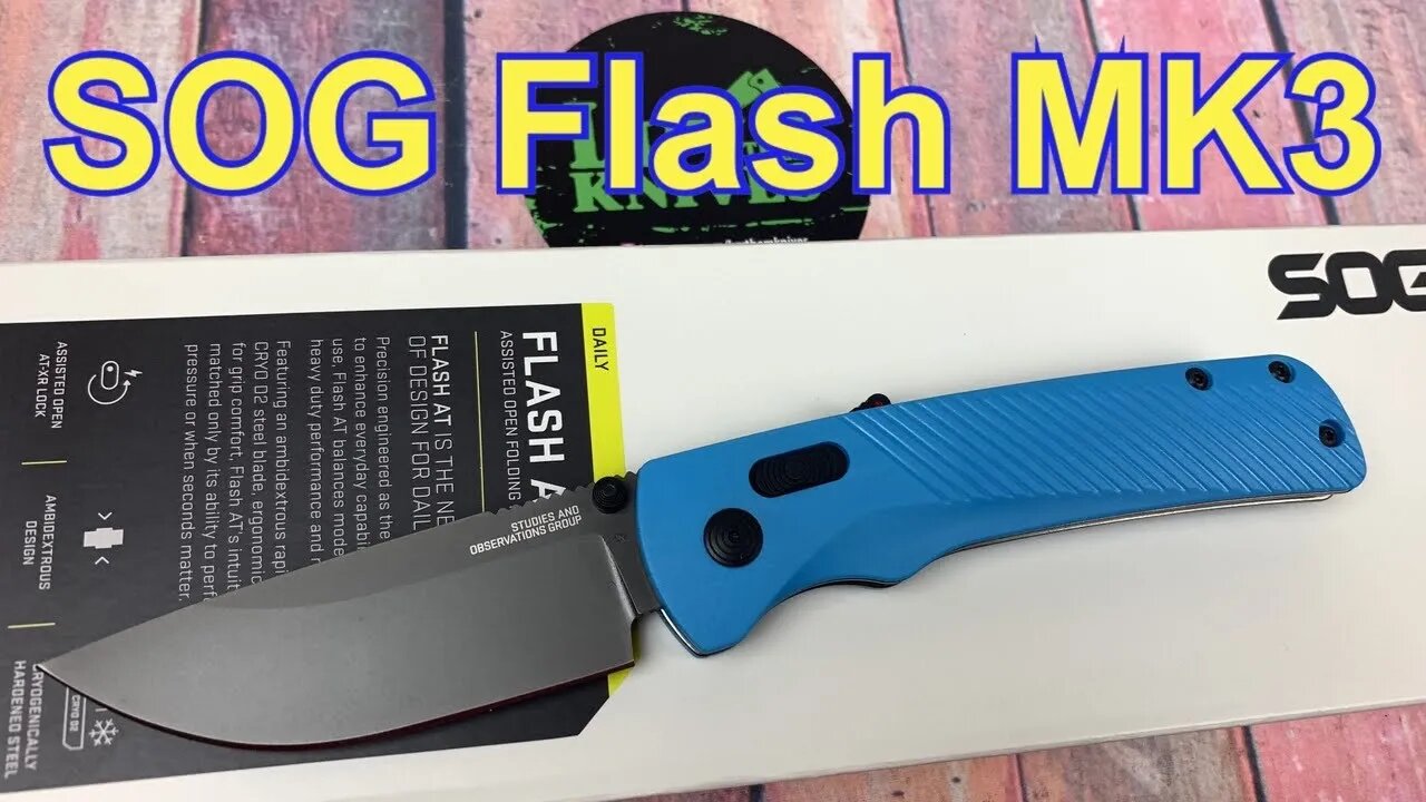 SOG Flash MK3 AT-XR lock w/Cryogenic D2 blade