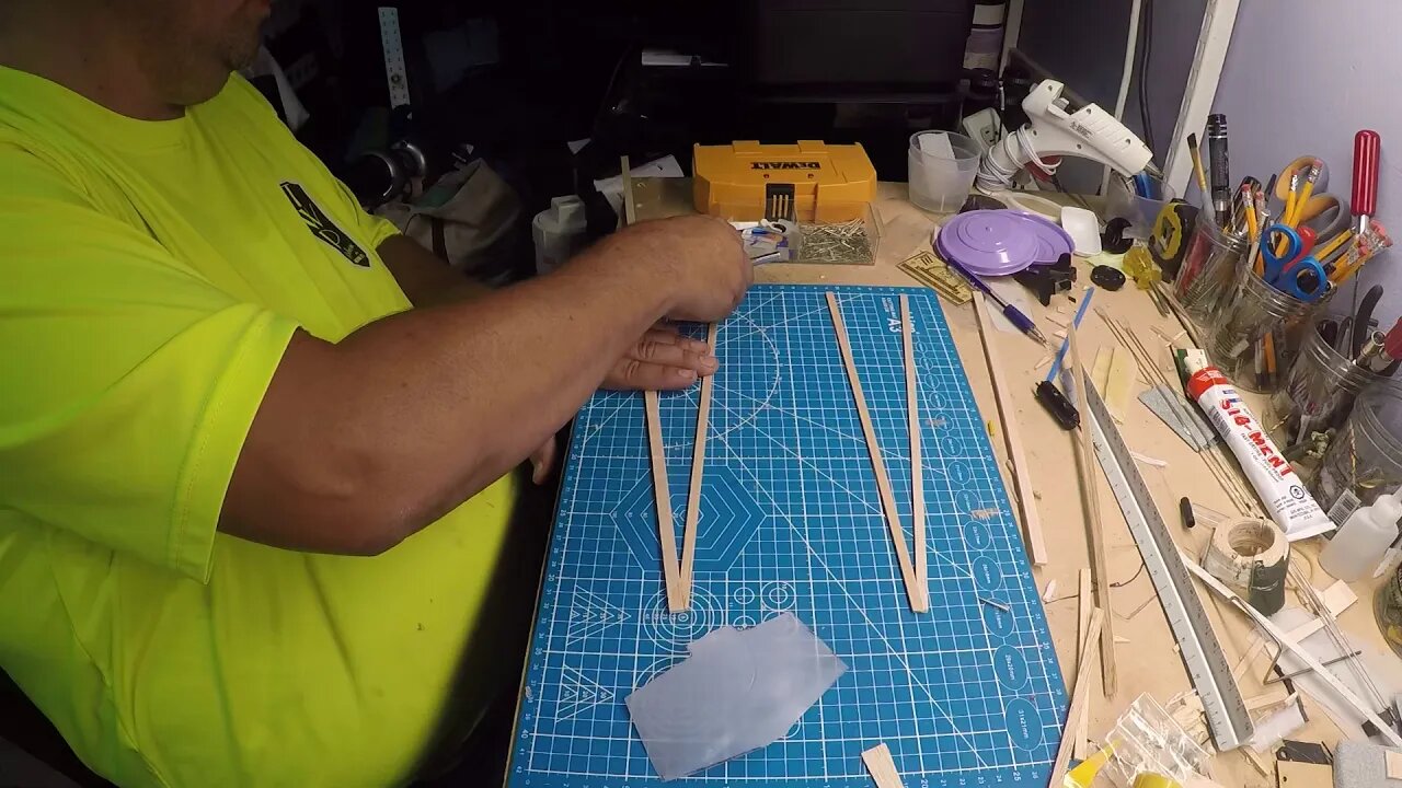 RC Piper Cub wing strut build