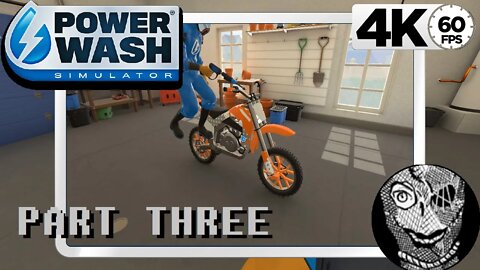 (PART 03) [Clean the Dirt Bike] PowerWash Simulator 4k60