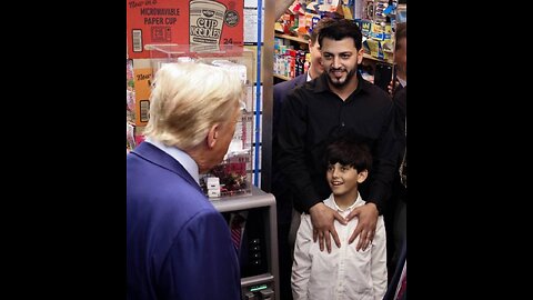 Kids in Harlem telling Trump they love him.