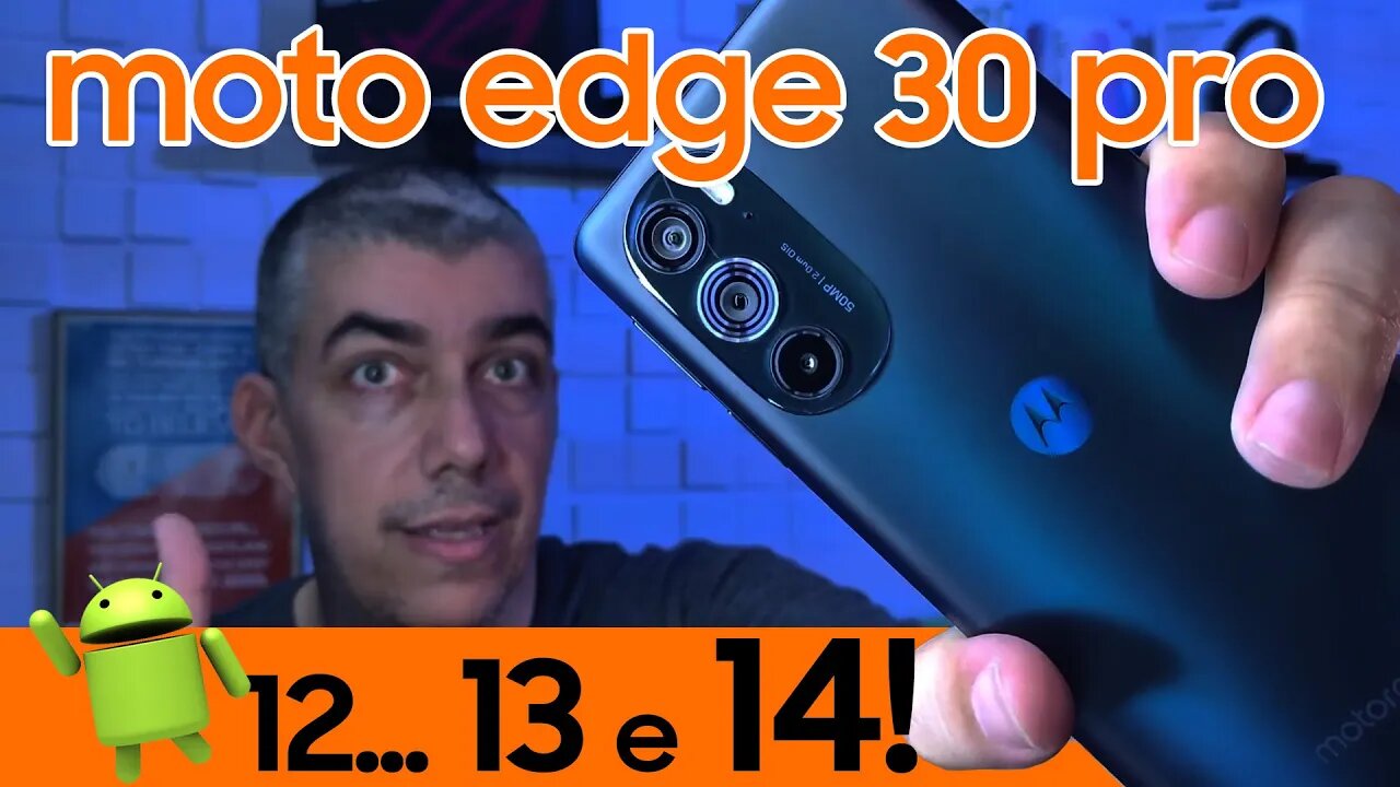 Motorola Edge 30 Pro performance bruta, som estéreo, android 12 e garantia de 2 anos