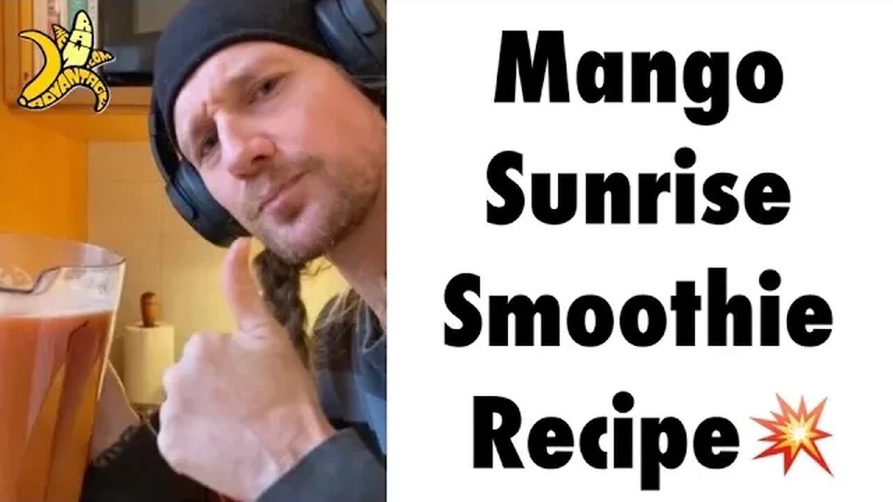 Mango Sunrise Smoothie Recipe!