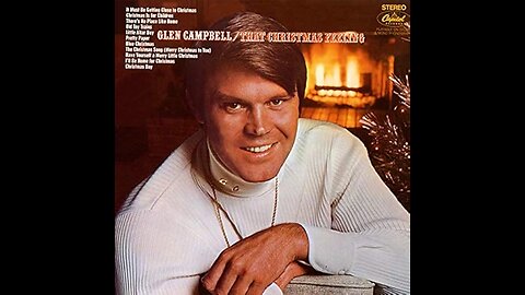 Glen Campbell - I'll Be Home For Christmas (Lyric Video)