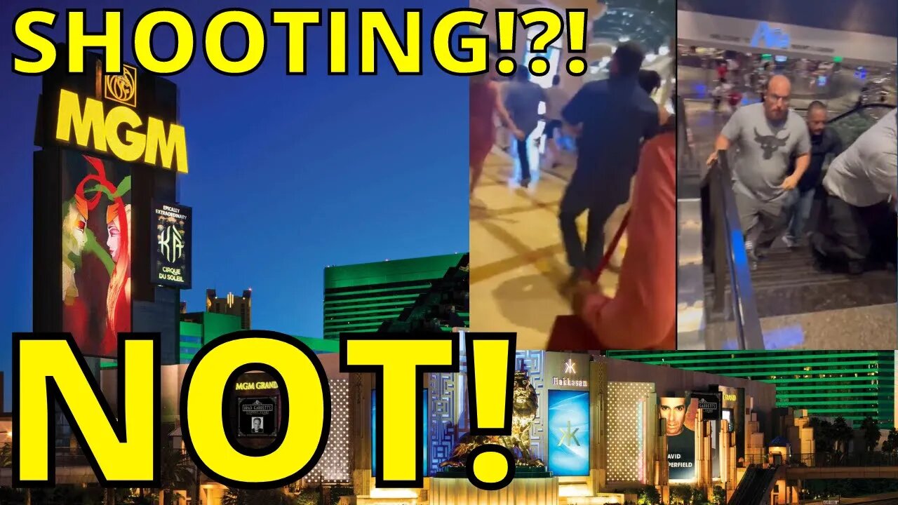 Fake Shooter at MGM Grand in Las Vegas Causes CHAOS as VIRAL VIDEO Surfaces!