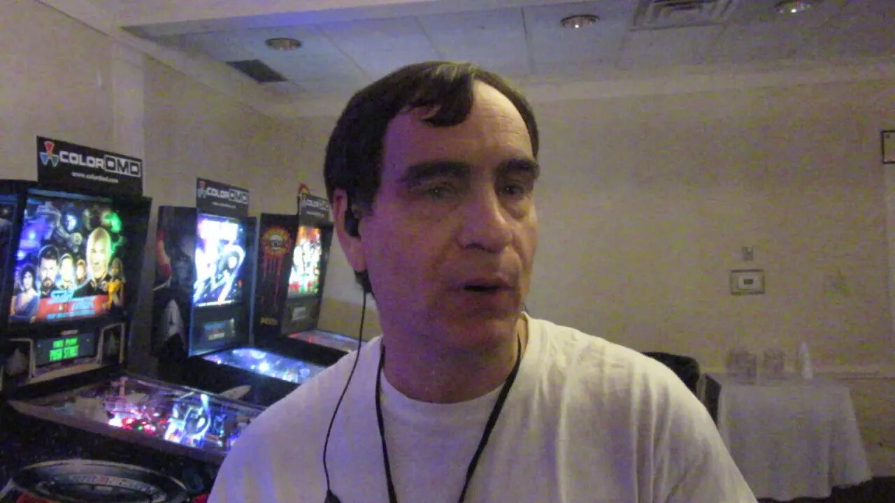 Tony maintaining Machines at Pintastic 2018