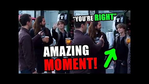 Kid tries TROLLING street interview, what happens next is truly heartwarming...