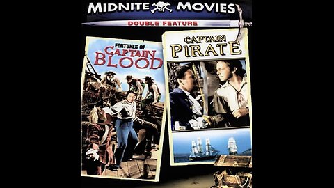 FORTUNES OF CAPTAIN BLOOD 1950 & CAPTAIN PIRATE 1952 High Seas Pirate Adventures DOUBLE FEATURE