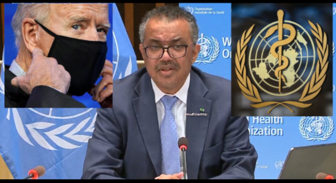 Breaking: Biden Admin's Globalist Plan To Secede U.S. Sovereignty To WHO/CCP via World Health Crisis