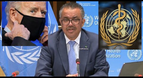 Breaking: Biden Admin's Globalist Plan To Secede U.S. Sovereignty To WHO/CCP via World Health Crisis