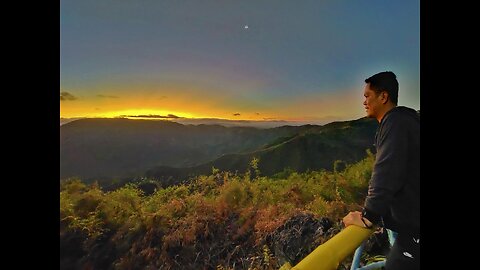 A morning view from Mt. Kulis