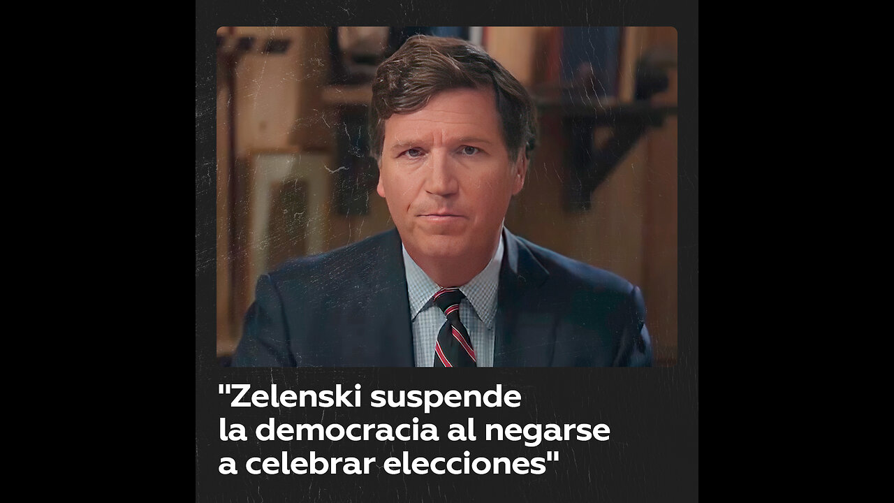 "El principal defensor de la democracia, Zelenski, la suspende al negarse a celebrar elecciones"