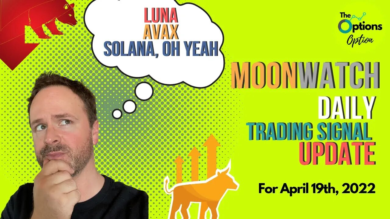 MoonWatch ep.2 | Cryptocurrency Trading Signal Update April 19th, 2022 #bitcoin #stocks