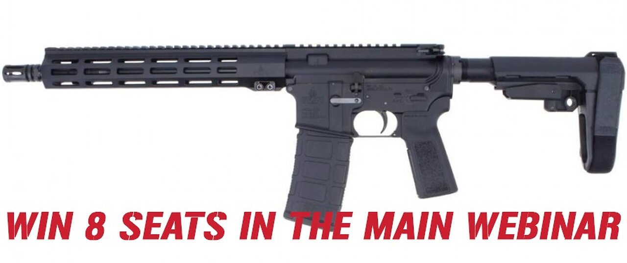 IWI US ZION-15 PISTOL (5.56MM) MINI #2 FOR 8 SEATS IN THE MAIN WEBINAR