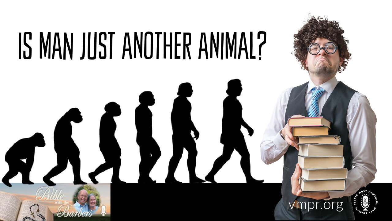 03 Apr 23, Bible with the Barbers: Is Man Just Another Animal?
