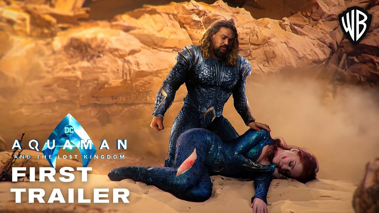 AQUAMAN 2 The Lost Kingdom – First Trailer (2023) Jason Momoa Movie Warner Bros (New)