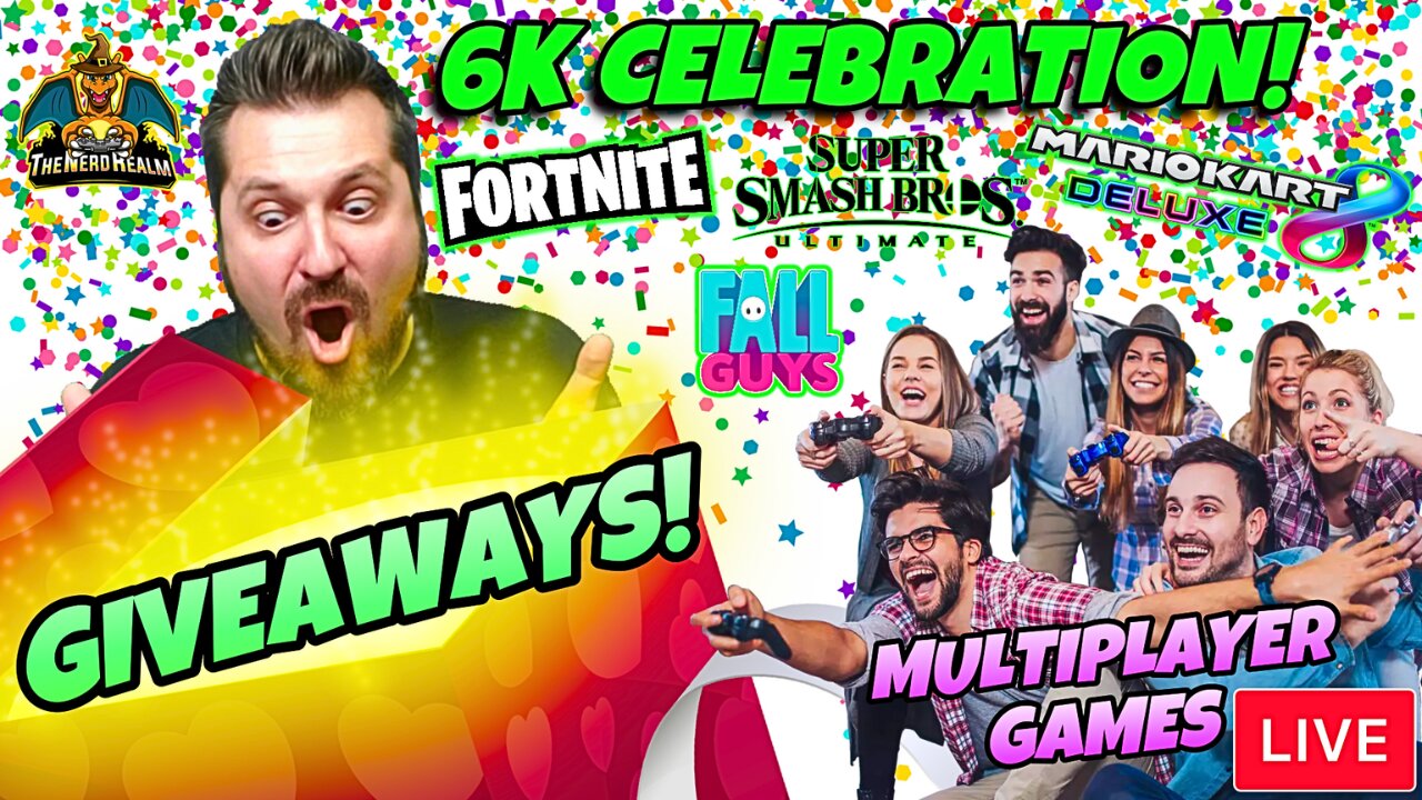 6K Celebration Stream! | GIVEAWAYS & Multiplayer Games | Playing with Viewers