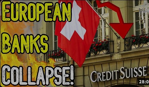 EUROPEAN BANKS COLLAPSE! - Global Financial CRISIS! - Credit Suisse Craters!