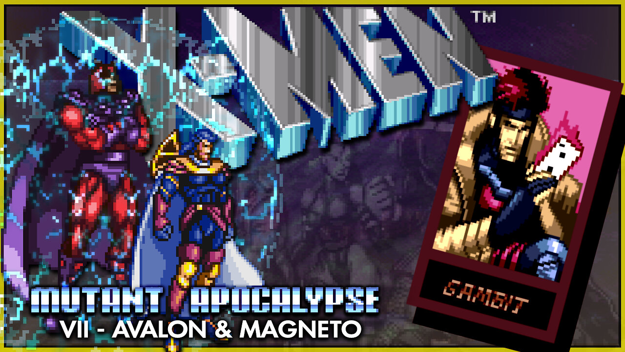 X-Men: Mutant Apocalypse (SNES). Avalon and Magneto (Gambit)