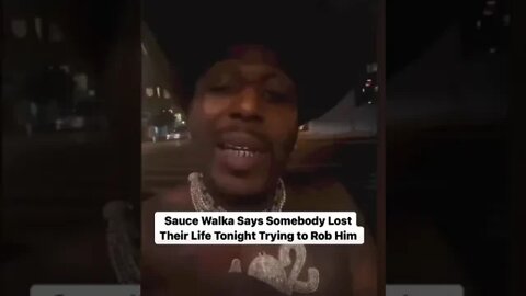 Sauce Walka #lied about killing Robber #shorts #viral