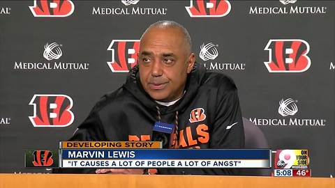 Marvin Lewis dodges questions about job future