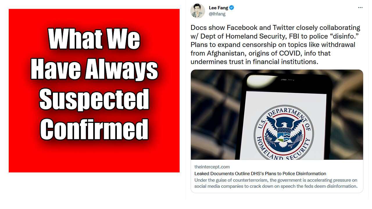 Leaked Documents Reveal DHS Plans Working With Social and Mainstream Media