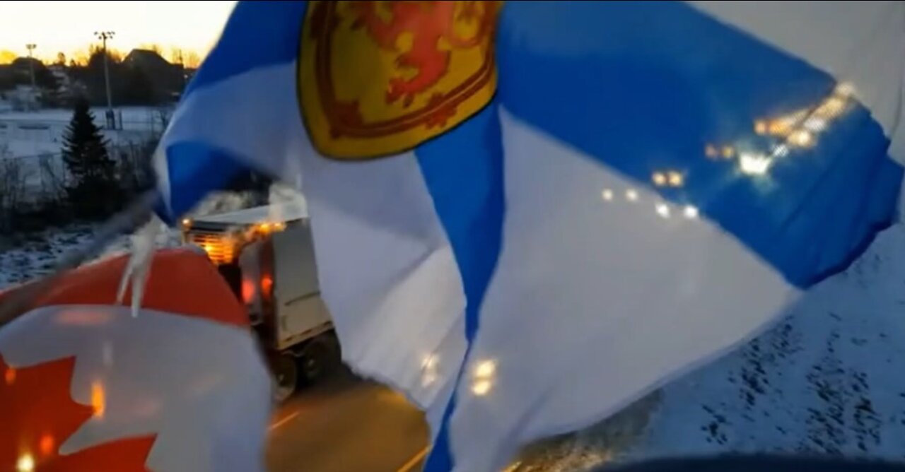 CANADA TRUCK PROTEST - Video Montage Jan 29, 2022