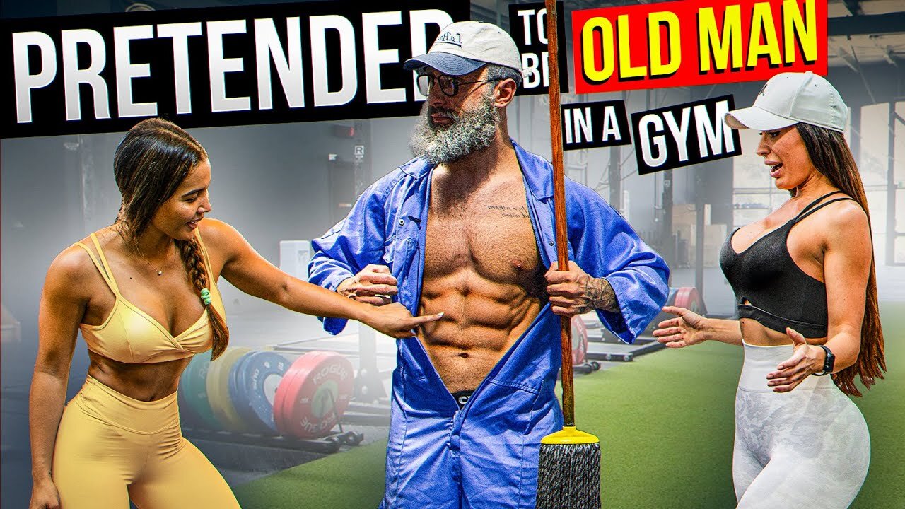 Elite Powerlifter Pretended to be an OLD MAN CLEANER - Anatoly GYM PRANK