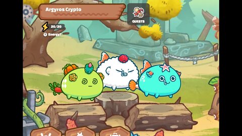 Argyros crytpo Axie Live Stream