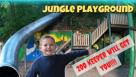 Jungle Playground! Will the Zoo Keeper Get You?