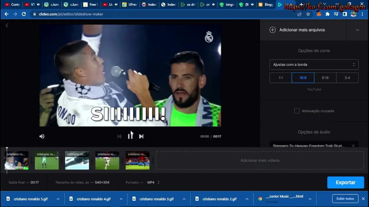 undefined 17 criando 1 canal de futebol