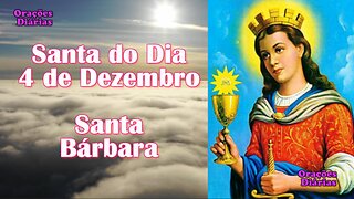 Santa do dia 4 de Dezembro, Santa Bárbara