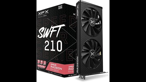 XFX Speedster SWFT 210 Radeon RX 6600 CORE Gaming Graphics Card with 8GB GDDR6