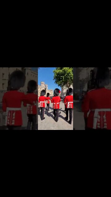 His foot slips #toweroflondon