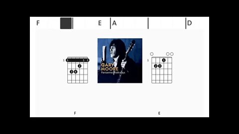 Gary Moore - Parisienne walkways - (Chords & Lyrics like a Karaoke)