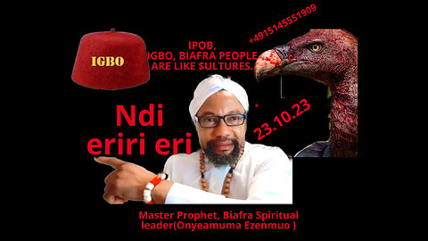 IPOB, lgbo, Biafra people are like $ultures.