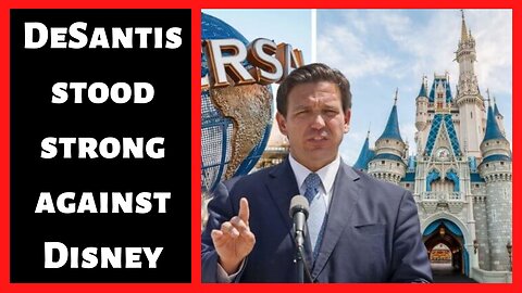 DeSantis stood against Disney - Put Floridians FIRST