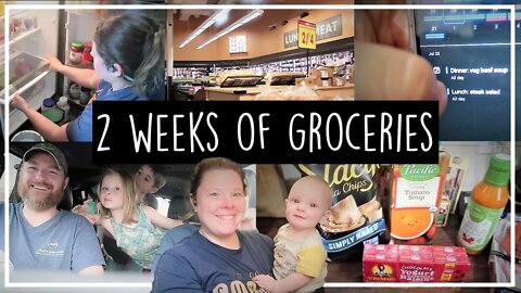 All Things Food//2 Week Grocery Haul//Meal Plan