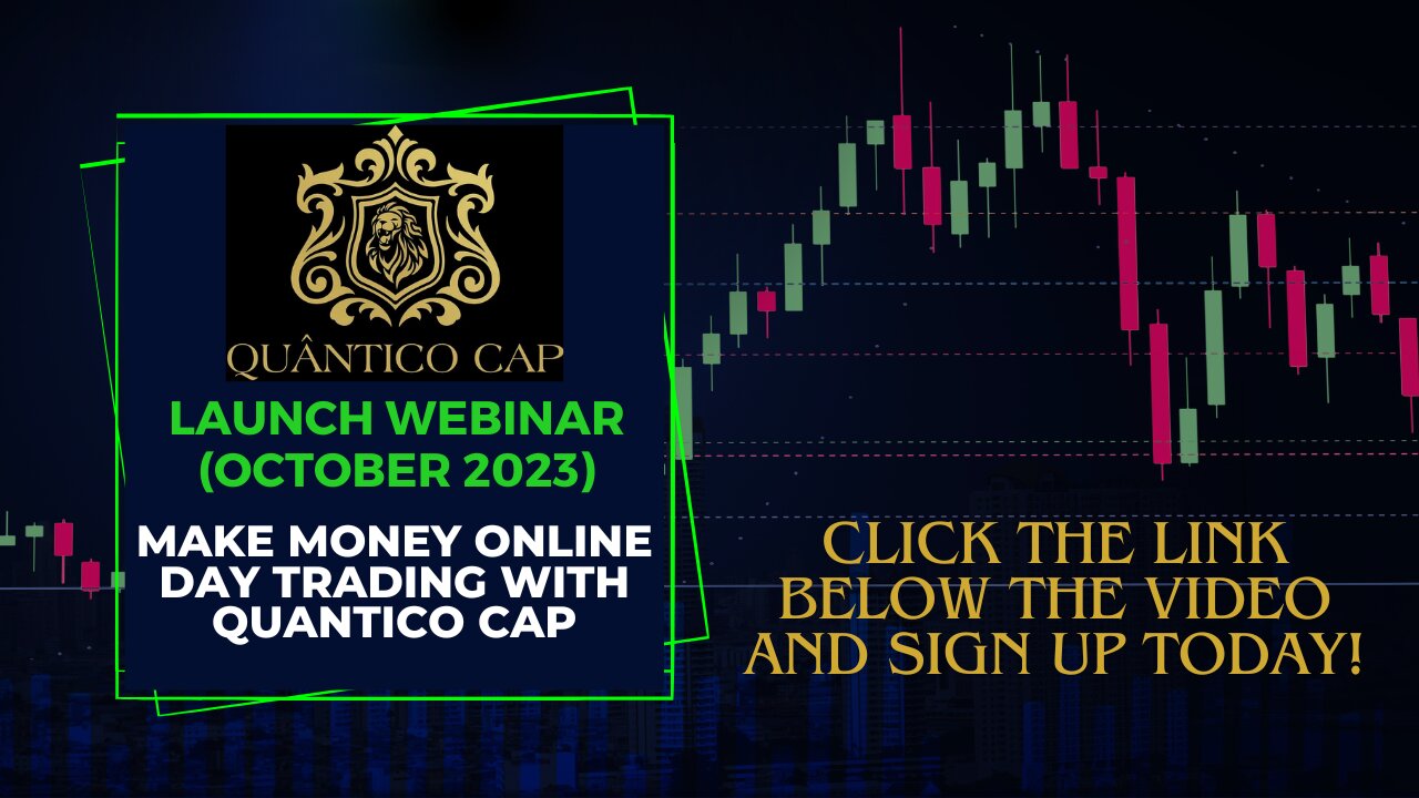 Quantico Cap Launch Webinar with Erick Salgado (October 2023) | Make Money Online Day Trading on Nasdaq and S&P500 | Make Money From Home Trading with (New and Improved) Quantico Cap Pro!