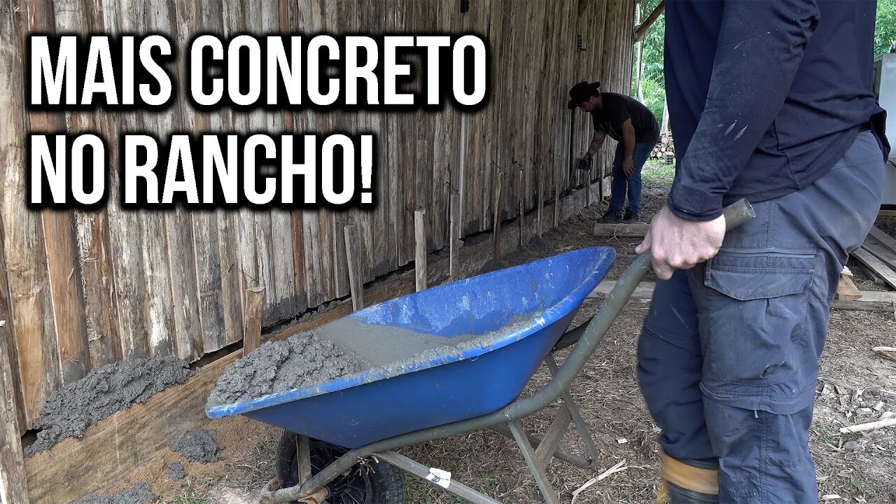 Vamos fazer as VIGAS de concreto no depósito!