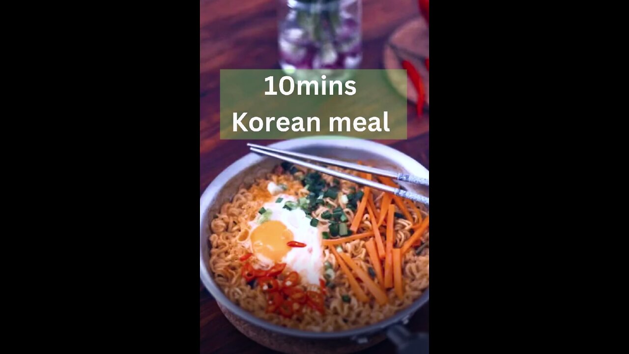 10mins Korean meal