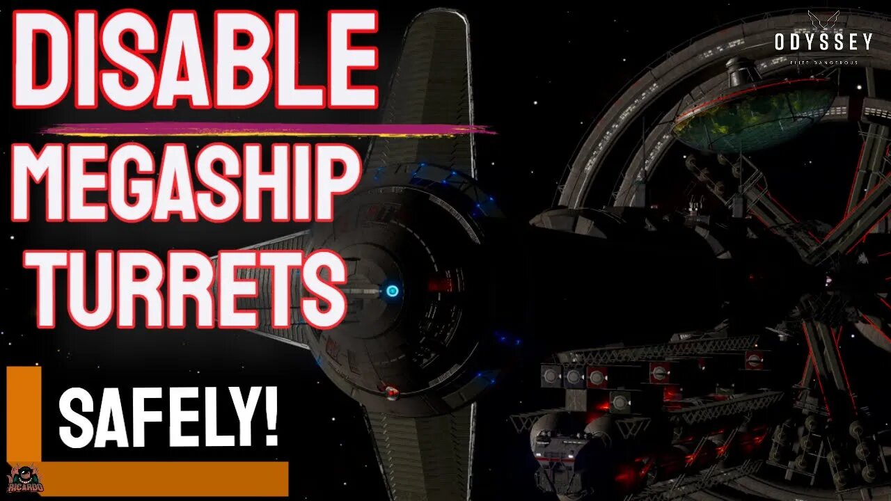 Disable Megaship Turrets Easy and Sneaky // Elite Dangerous